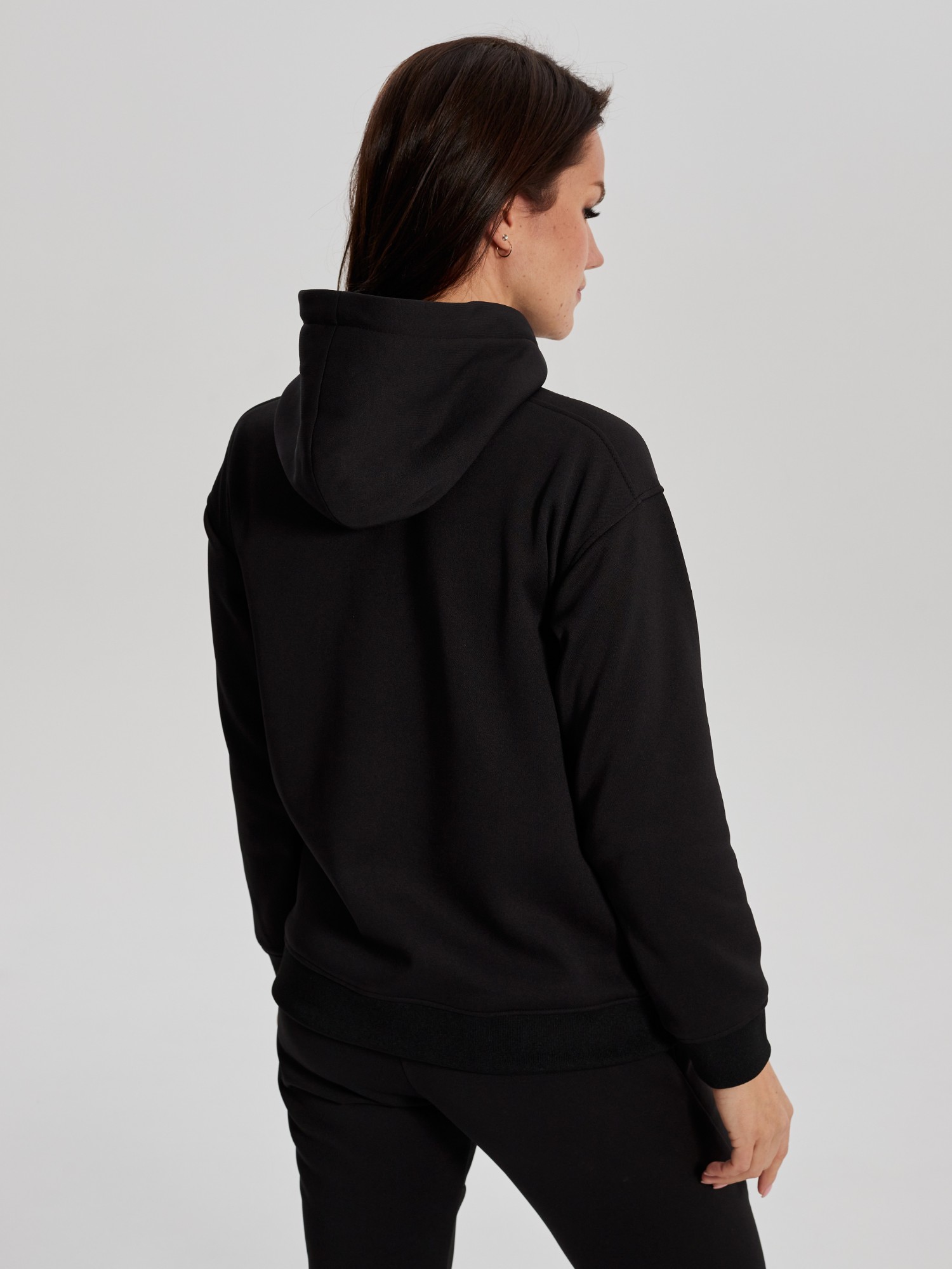 Кофта утепленная женская с капюшоном CHAMP 2Hoodie Черная