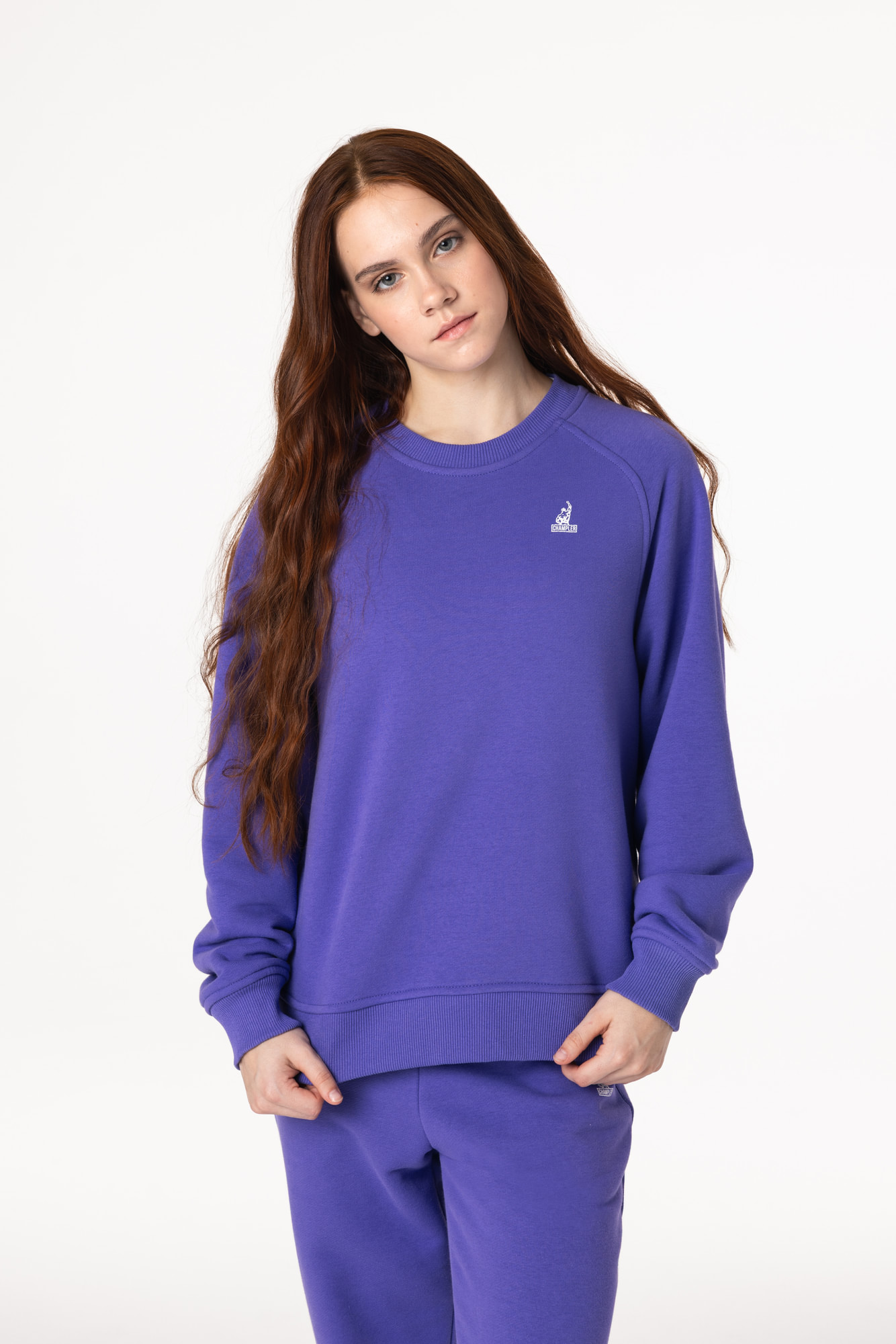 Свитшот утепленный Детский CHAMP Sweatshirt Cotton Kids Very Peri