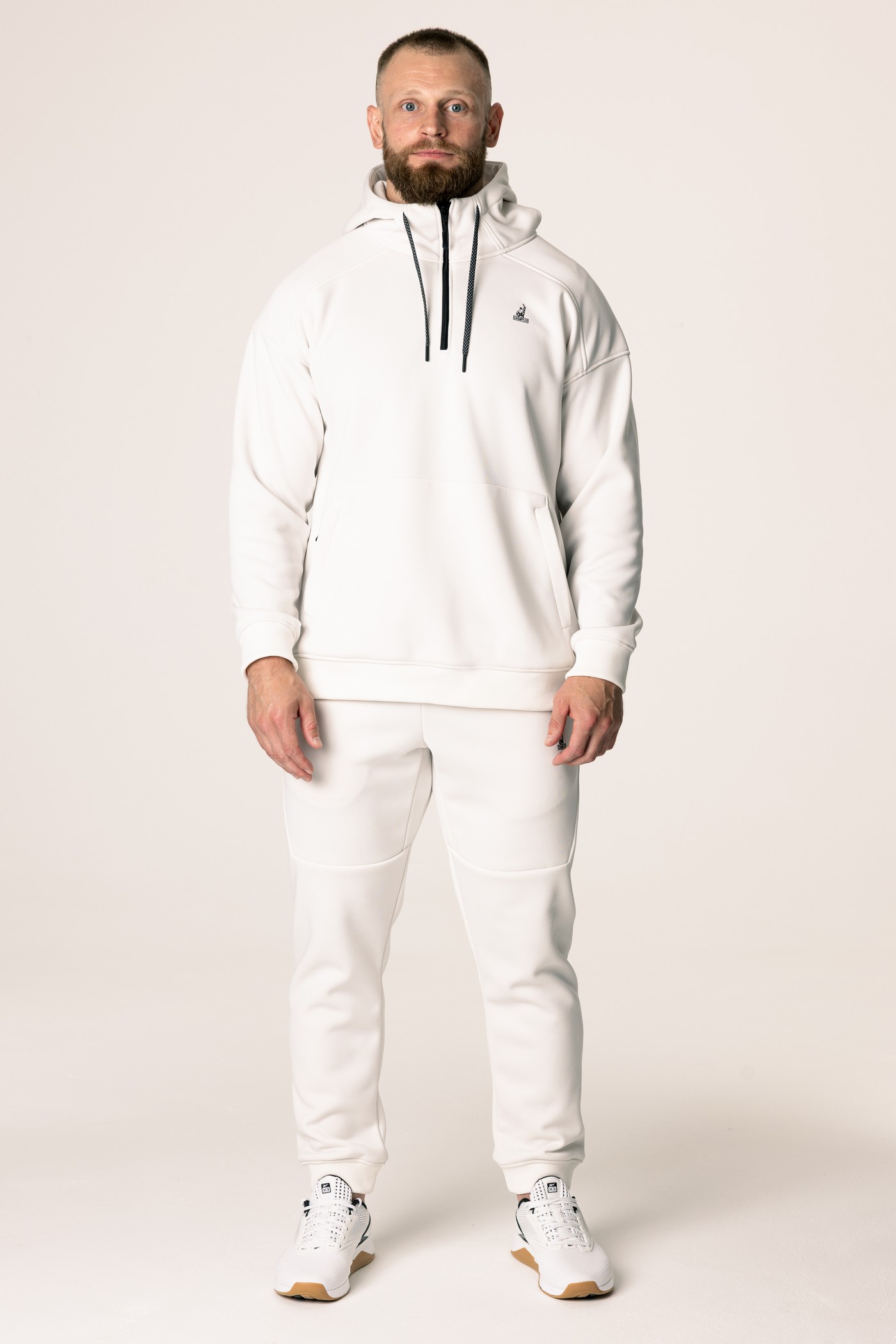 Кофта утепленная мужские с капюшоном CHAMP 2Hoodie Айвори