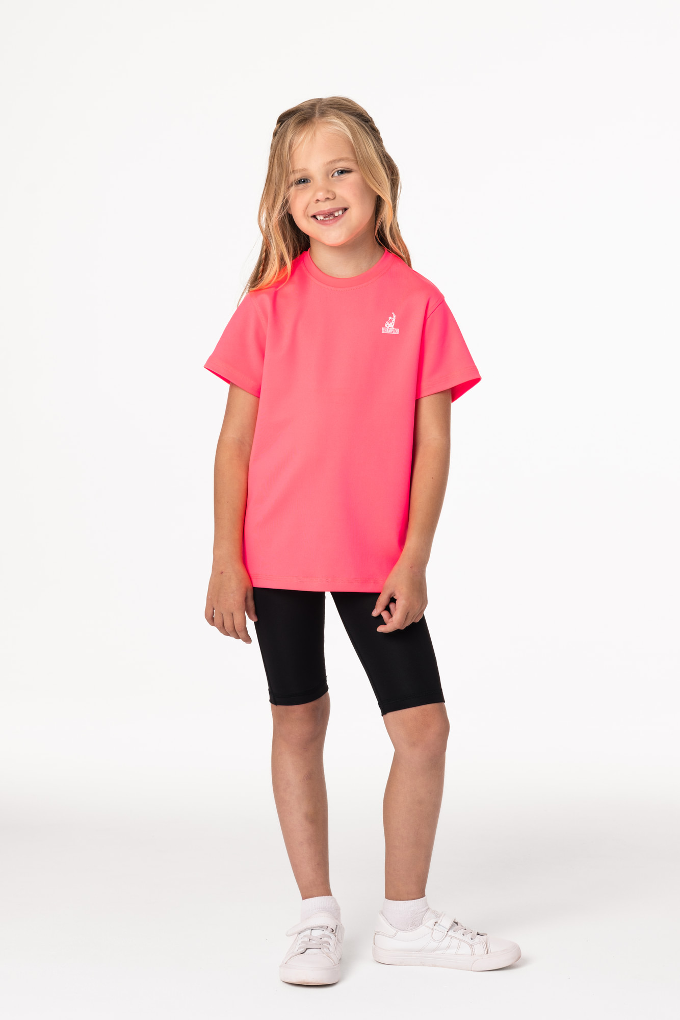 Футболка Детская CHAMP Base Kids Пинк Неон