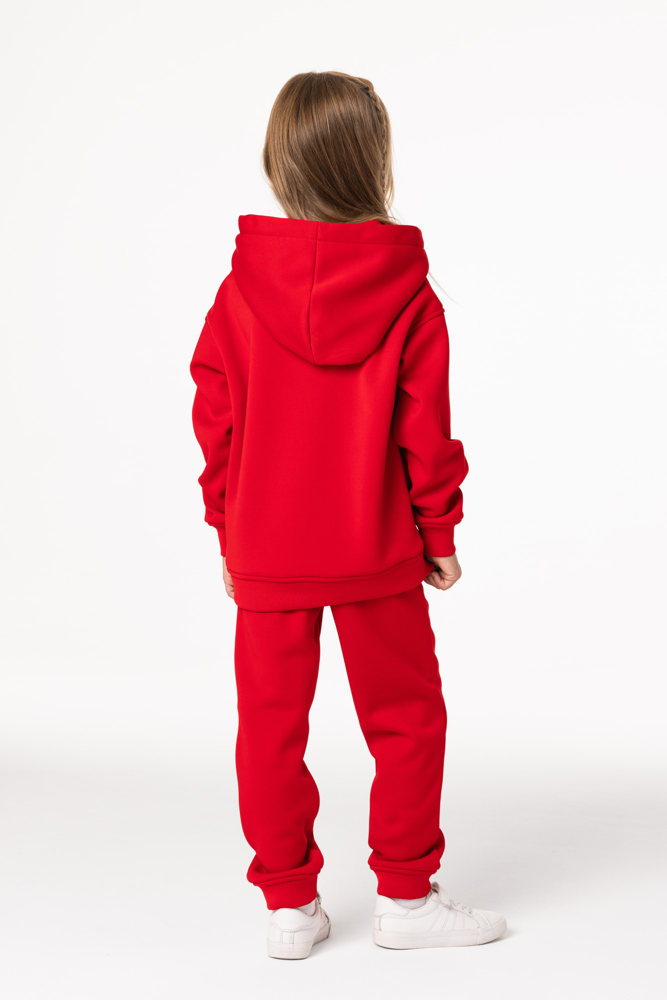 Кофта утепленная Детская с капюшоном CHAMP Hoodie OVERSIZE Kids Красная