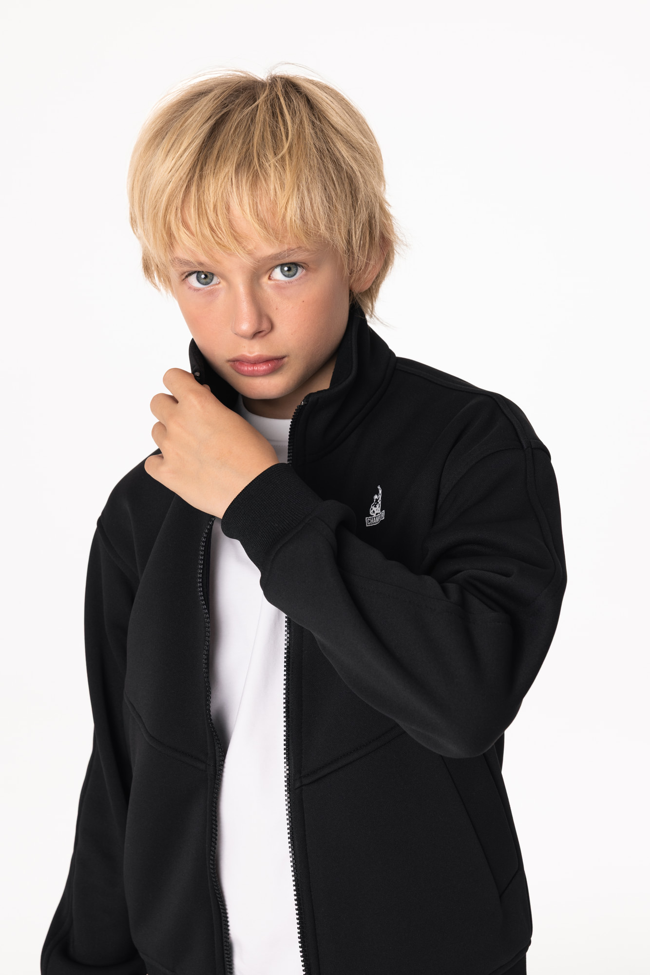Олимпийка утепленная Детская CHAMP Olimpion Kids Черная