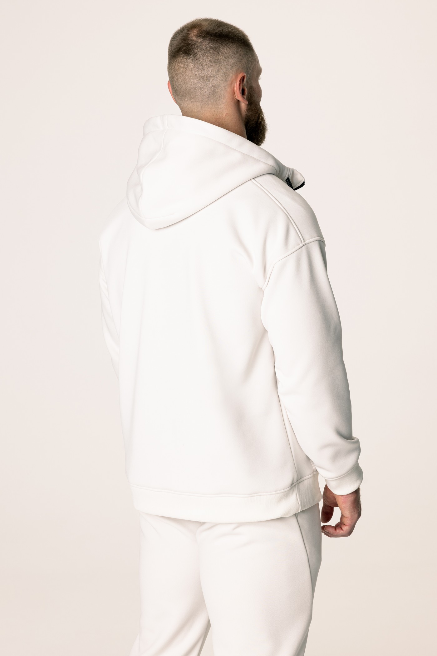 Кофта утепленная мужские с капюшоном CHAMP 2Hoodie Айвори