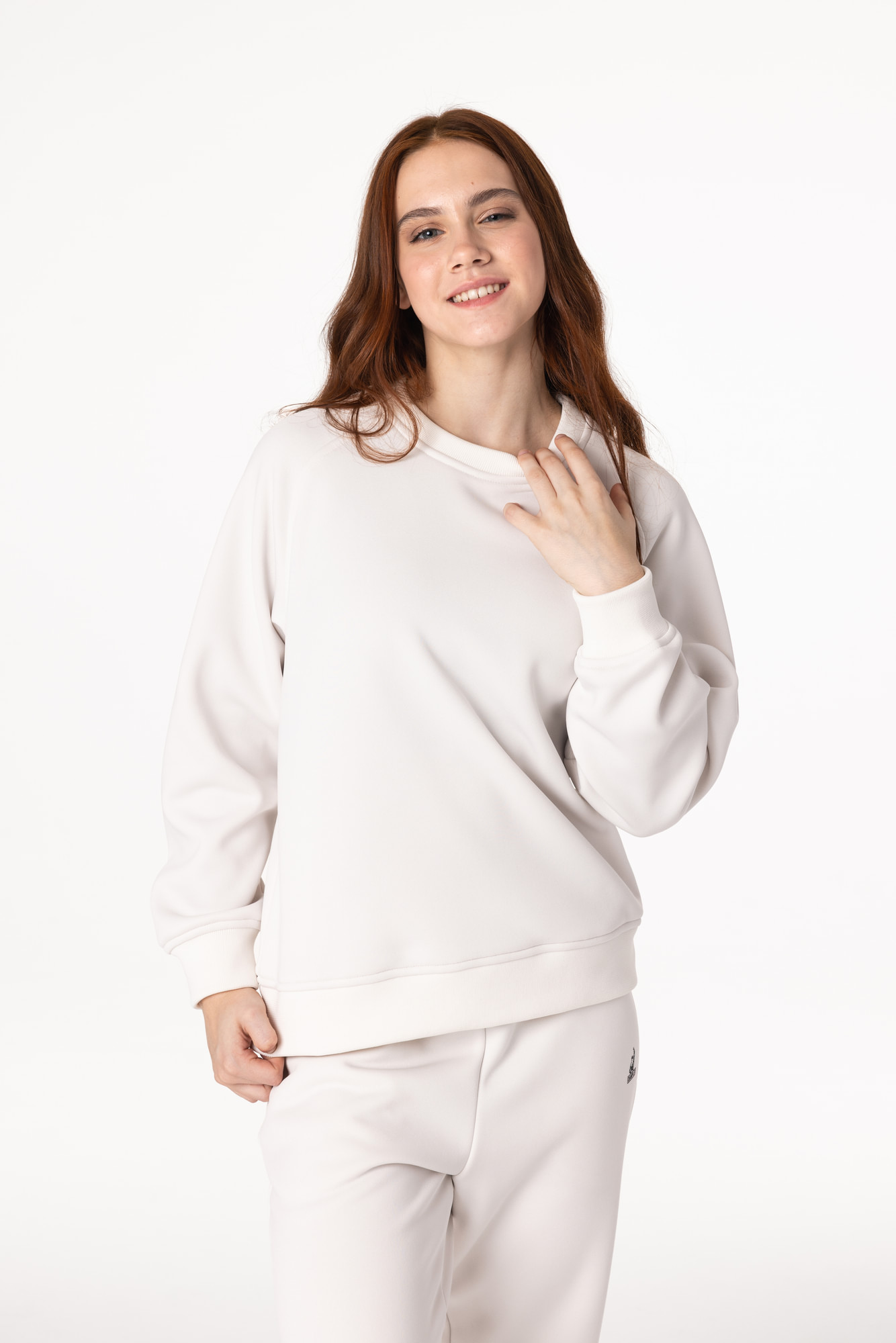 Свитшот утепленный Детский CHAMP Sweatshirt Kids Айвори