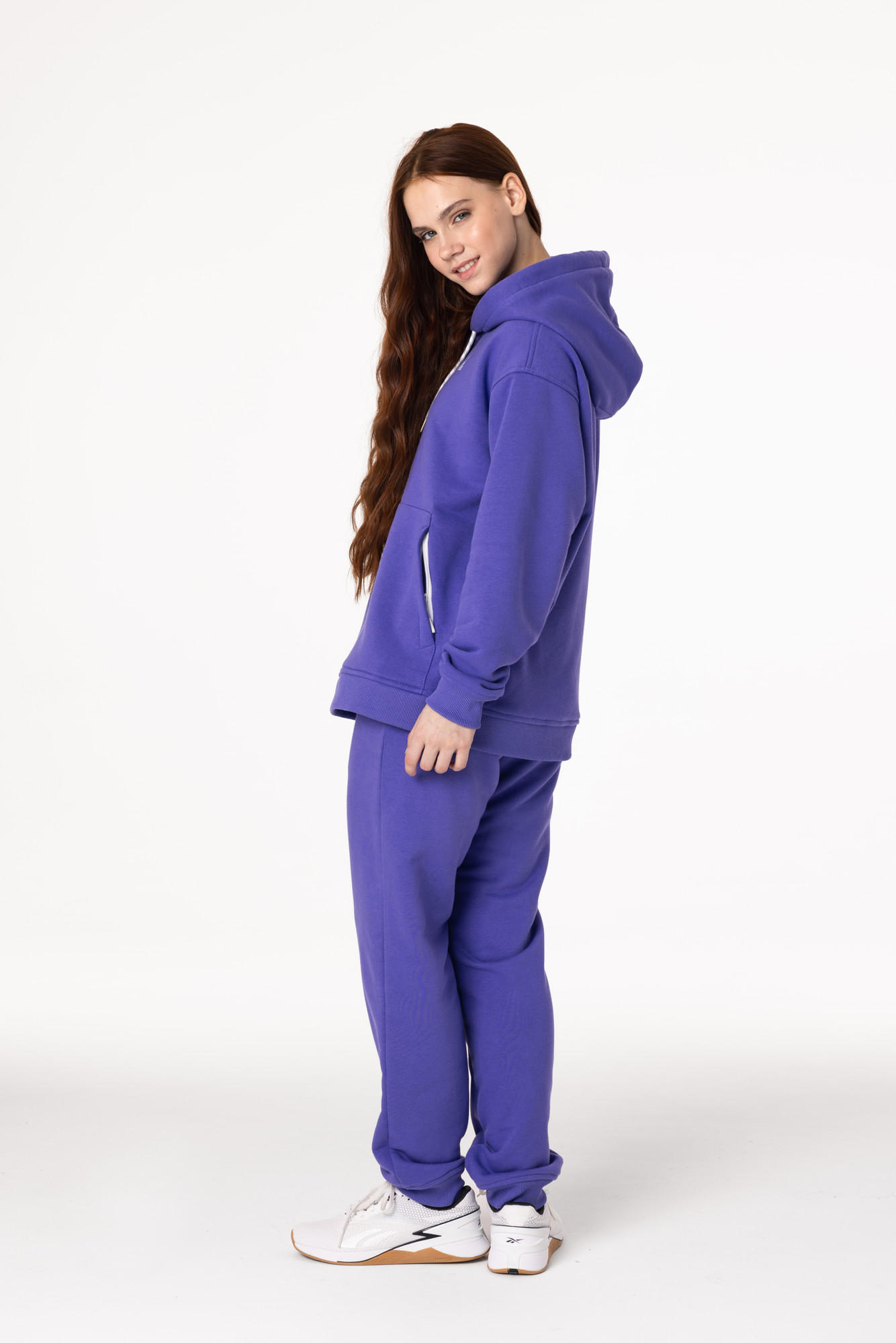 Кофта утепленная Детская с капюшоном CHAMP Hoodie OVERSIZE Cotton Kids Very Peri