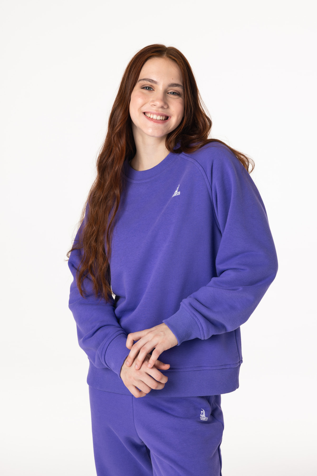 Свитшот утепленный Детский CHAMP Sweatshirt Cotton Kids Very Peri