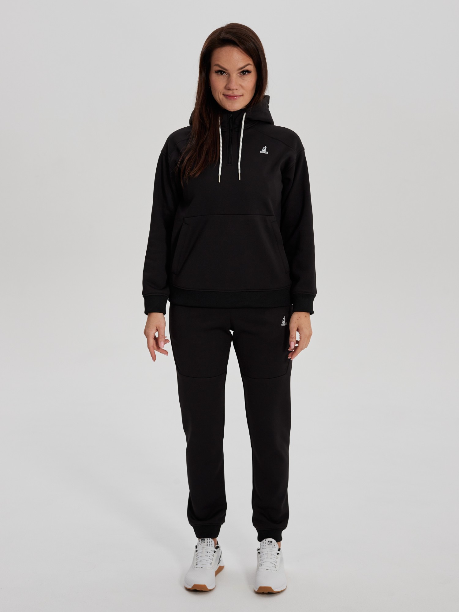 Кофта утепленная женская с капюшоном CHAMP 2Hoodie Черная