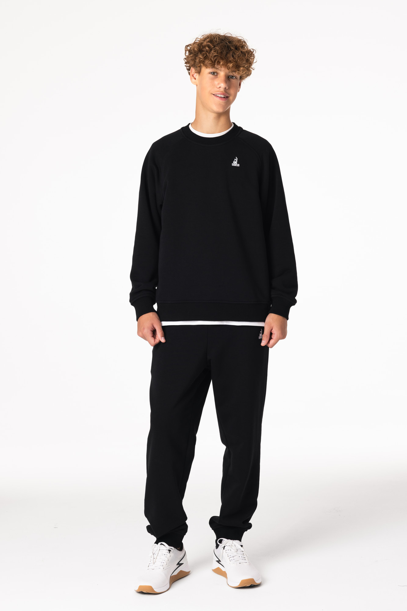 Свитшот утепленный Детский CHAMP Sweatshirt Cotton Kids Черный
