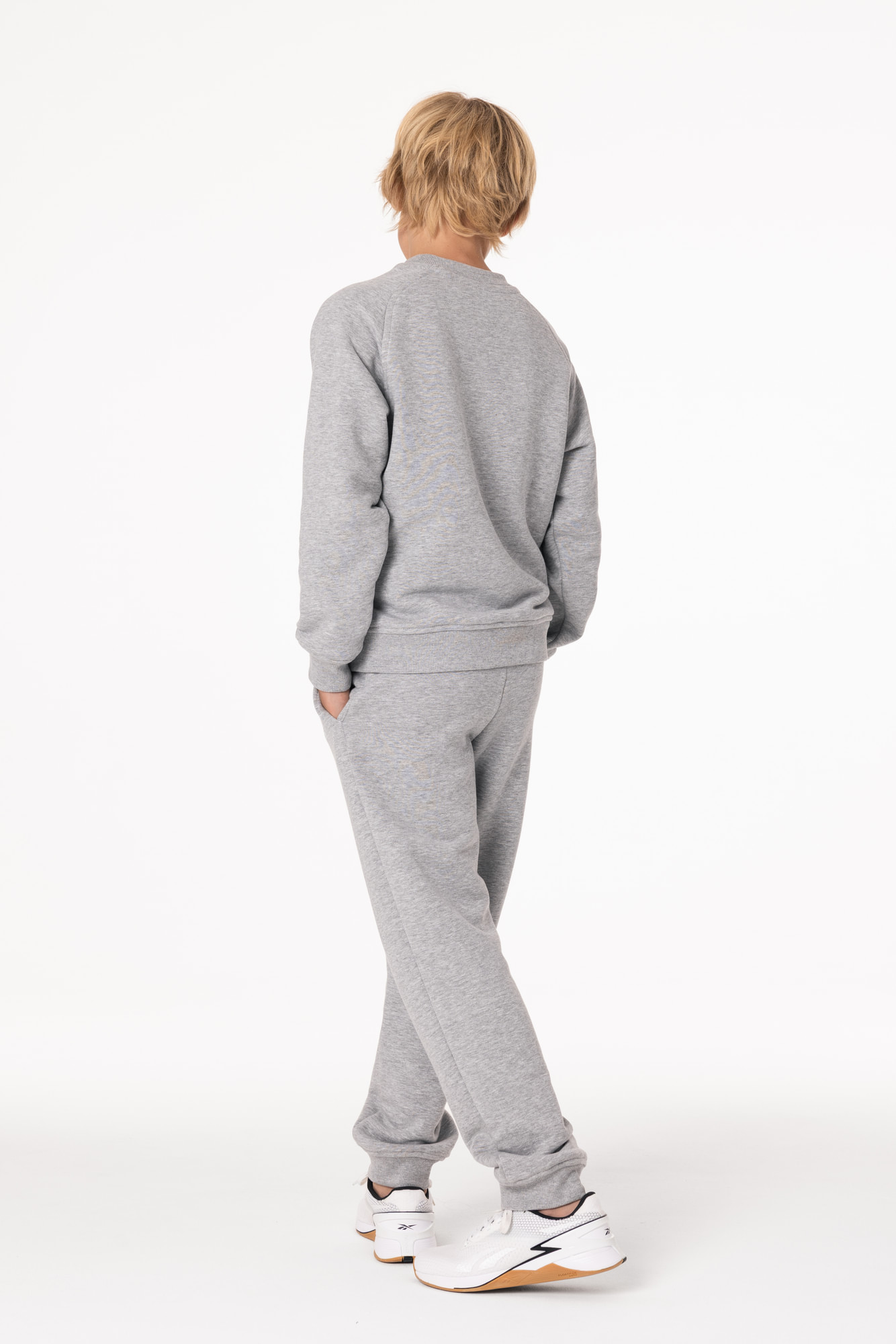 Штаны утепленные Детские CHAMP Joggers Cotton Kids Серый Меланж