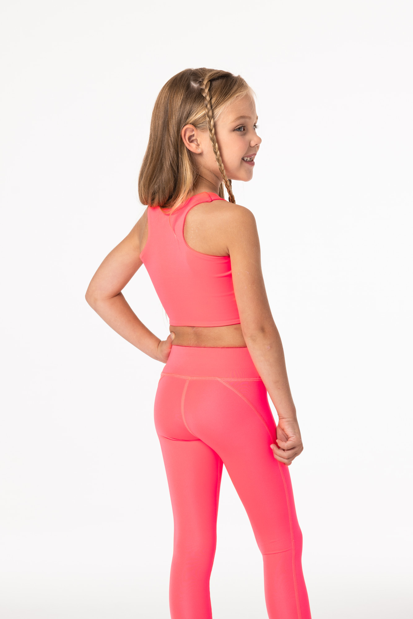 Топ Детский CHAMP Top BRA Kids Пинк Неон