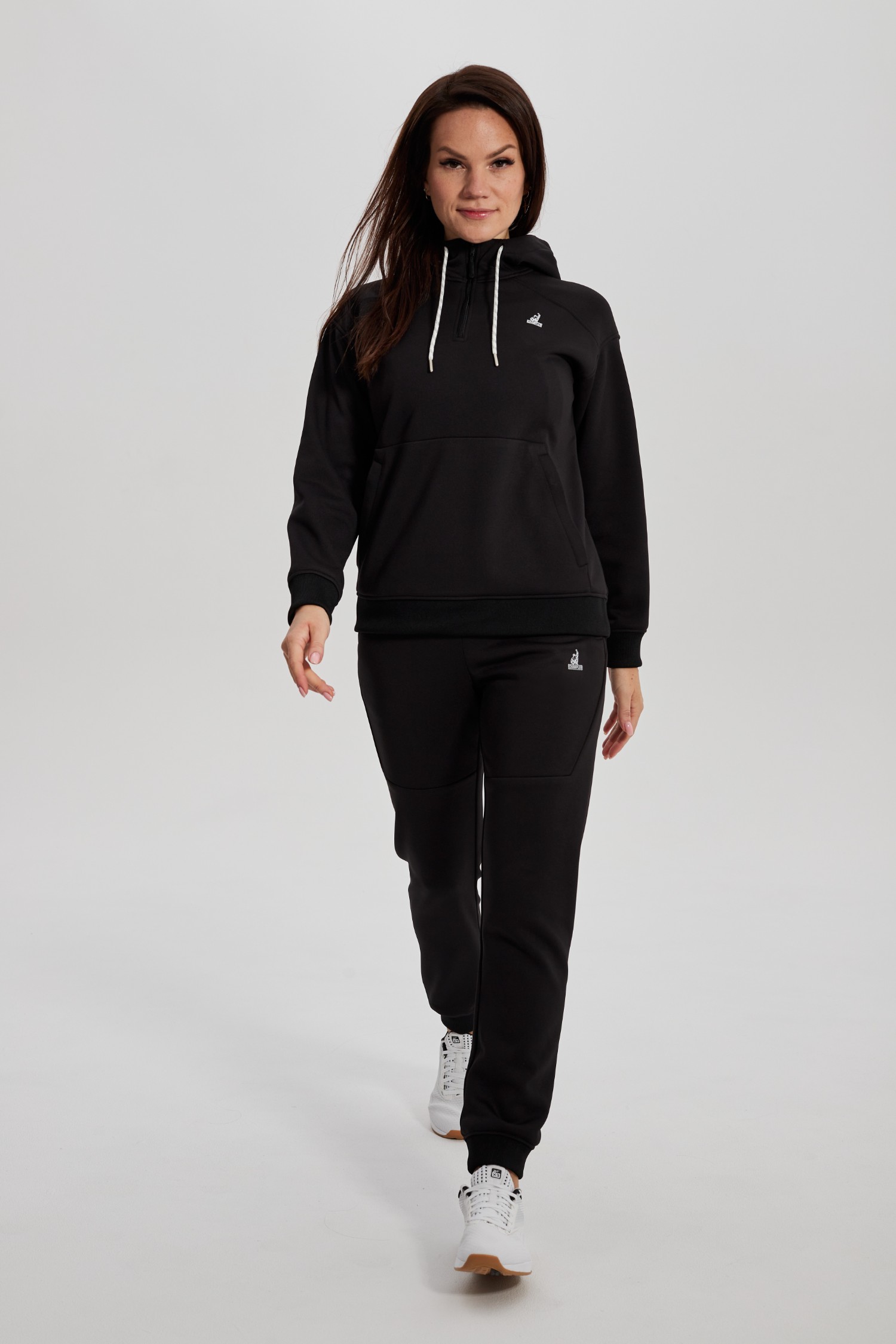 Кофта утепленная женская с капюшоном CHAMP 2Hoodie Черная