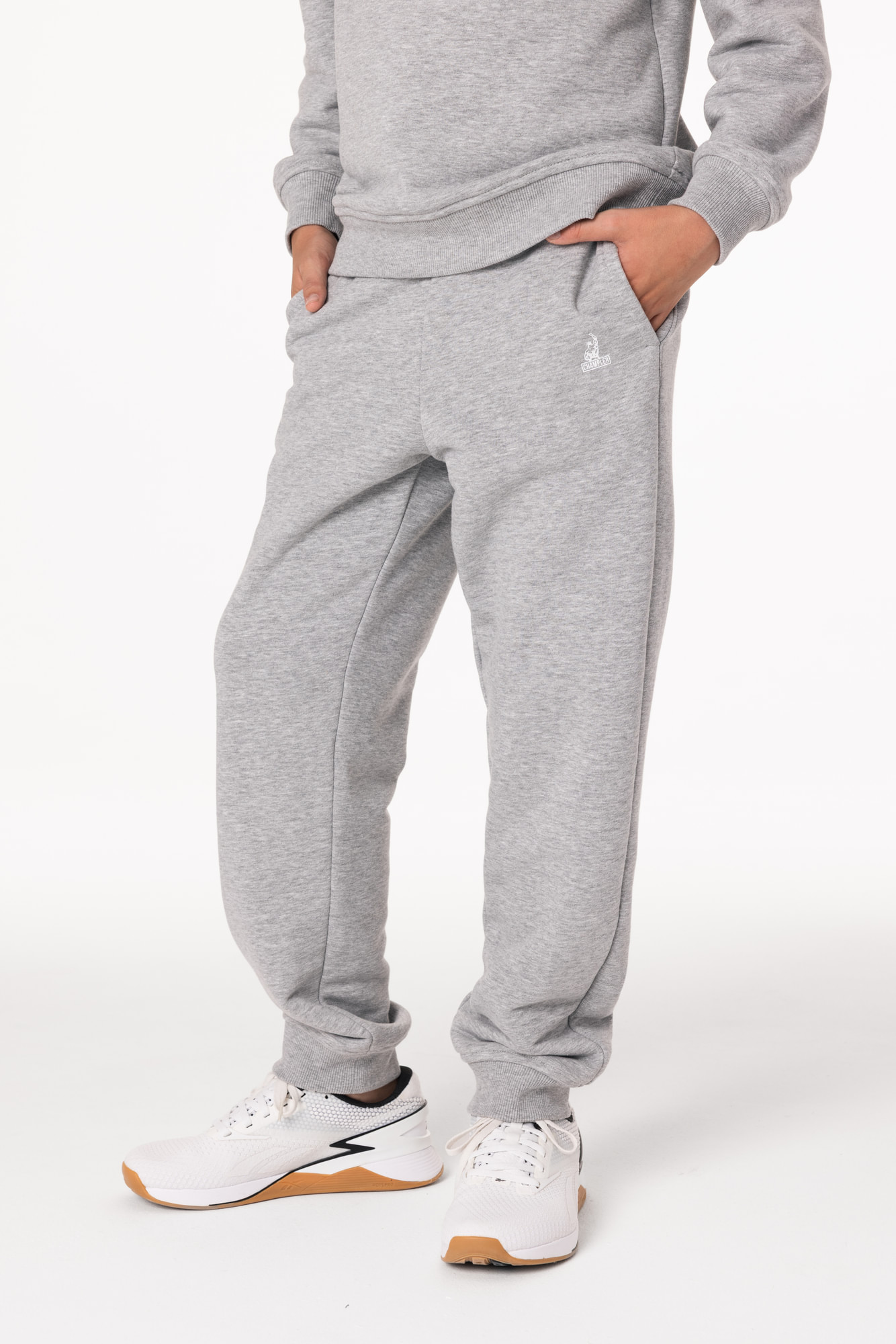 Штаны утепленные Детские CHAMP Joggers Cotton Kids Серый Меланж