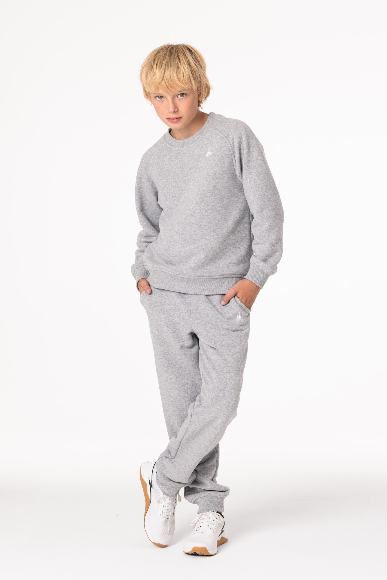 Штаны утепленные Детские CHAMP Joggers Cotton Kids Серый Меланж