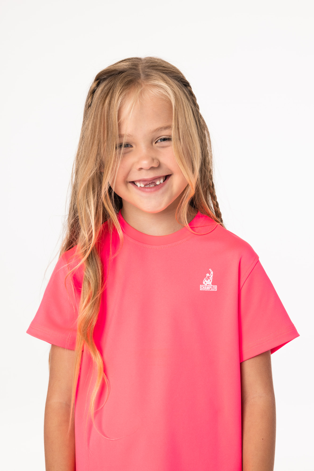 Футболка Детская CHAMP Base Kids Пинк Неон