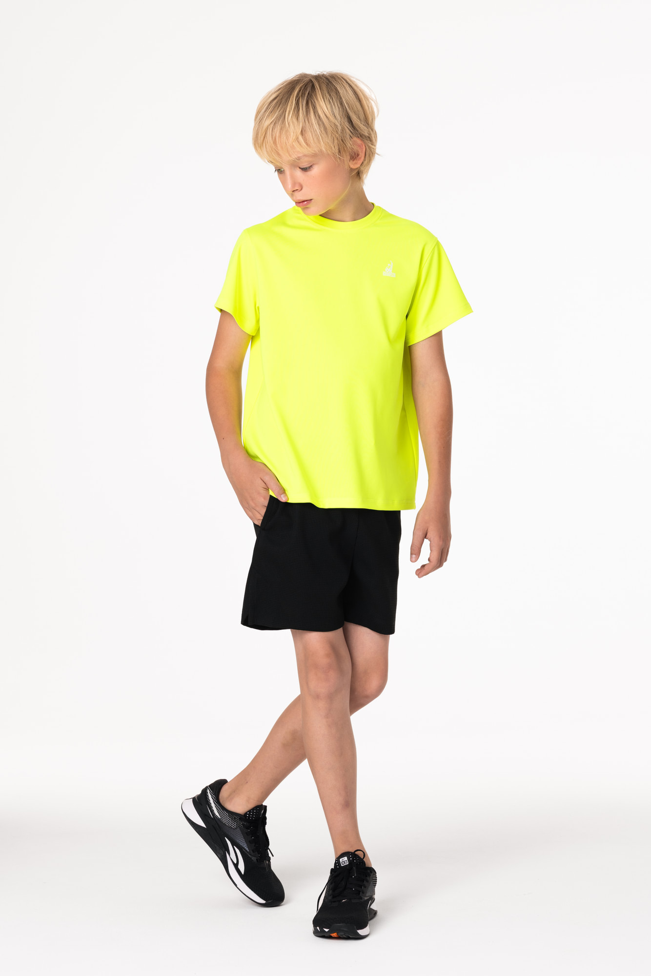 Футболка Детская CHAMP Base Kids Желтый Неон