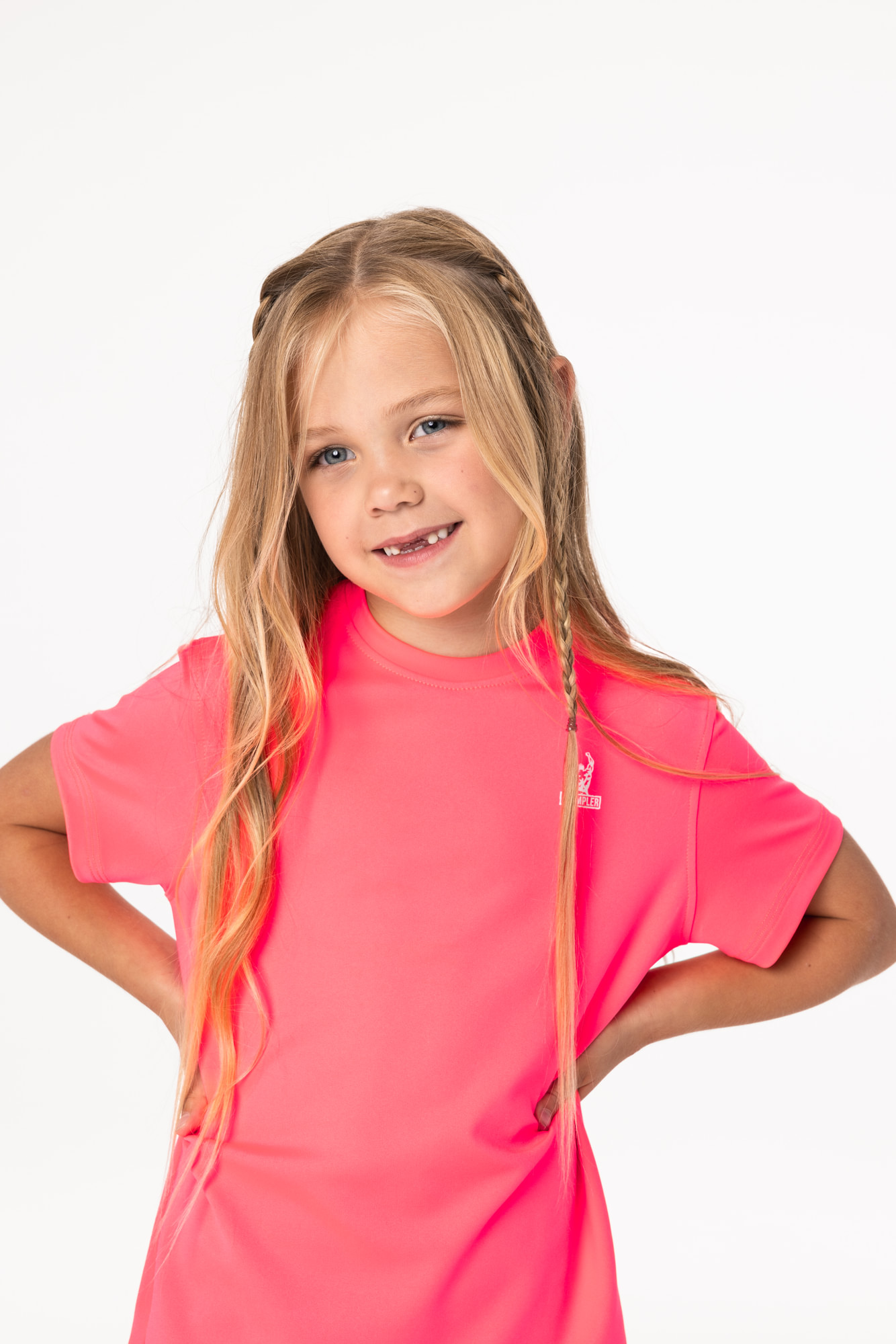 Футболка Детская CHAMP Base Kids Пинк Неон